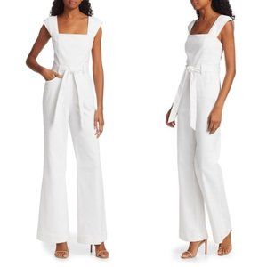 Cape sleeve Square Neck Alice Olivia  Jumpsuit USA small USA 28
